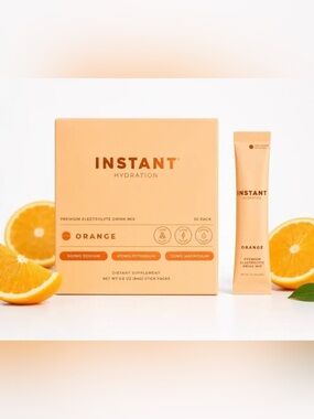 Instant Hydration Electrolyte Drink Mix – Orange